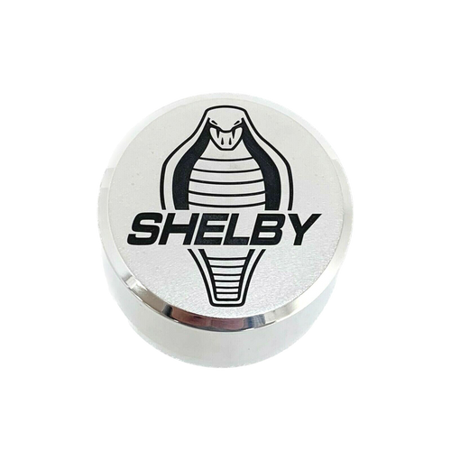 Ford Shelby Cobra (Shelby Text) Billet Aluminum Single Breather - Polished