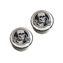 Load image into Gallery viewer, F-U Skeleton Billet Valve Cover Breather Set - Polished