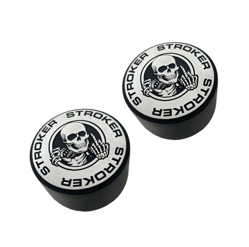 F-U Skeleton Die-Cast Aluminum Valve Cover Breathers - Black