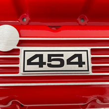 Load image into Gallery viewer, Big Block Chevy 454 Logo Valve Covers - Red