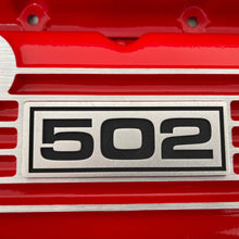 Load image into Gallery viewer, Big Block Chevy 502 Logo Valve Covers - Red