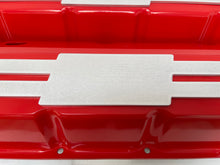 Load image into Gallery viewer, Big Block Chevy Tall Slant Top Valve Covers with Custom Billet Top - Red
