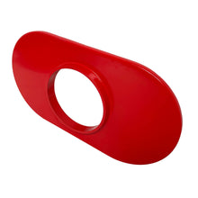 Load image into Gallery viewer, 15&quot; Oval Raised Billet Top Air Cleaner Kit - Custom - Red