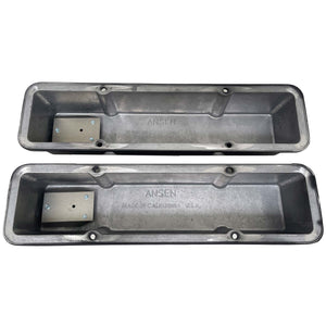 Small Block Chevy Pontiac Raised Letter Valve Covers - As-Cast