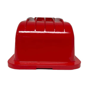 Chevy Small Block Classic Finned Valve Covers, Custom - Red