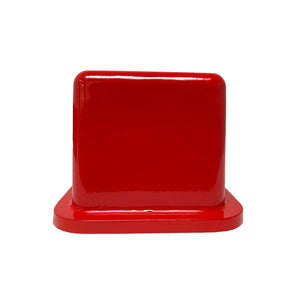 Small Block Chevy Tall Valve covers - Billet Top - Custom - Red