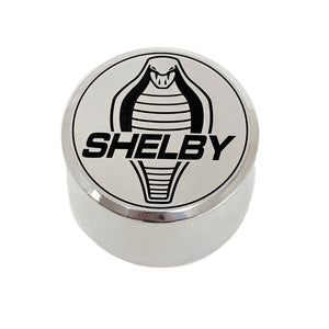 Ford Shelby Cobra (Outlined) Billet Aluminum Single Breather - Polished