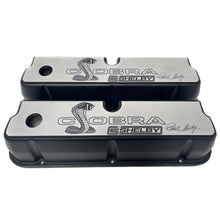 Load image into Gallery viewer, Ford 351 Windsor Shelby Cobra Valve Covers - Full Billet Top - Black