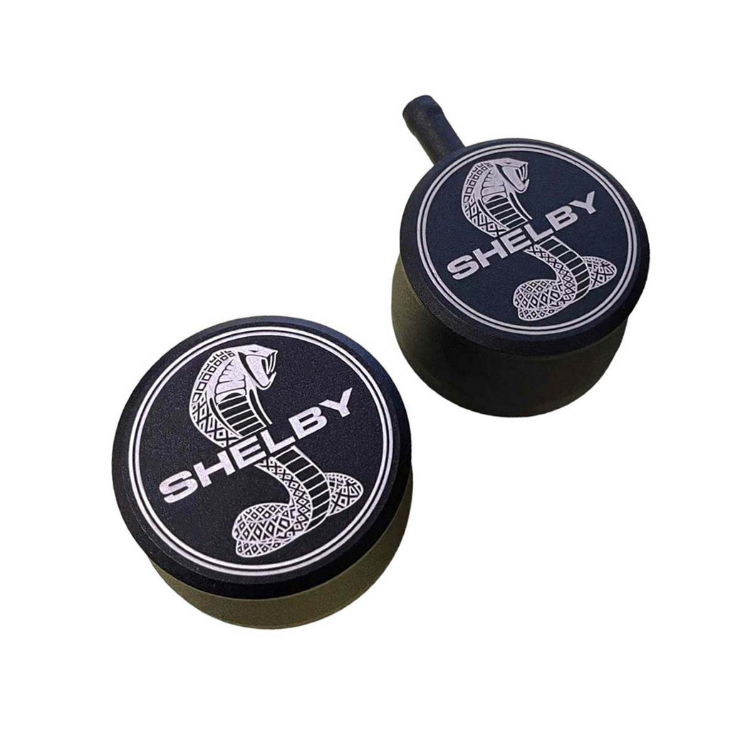 Shelby Snake Billet Aluminum Breather & PCV Valve - Black