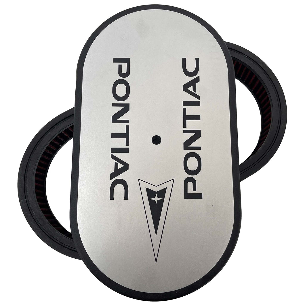 Pontiac Logo w/ Black Vertical Text 15