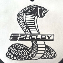 Load image into Gallery viewer, CS Shelby Logo with Snake - 15&quot; Oval Air Cleaner Kit - Silver