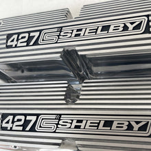 Load image into Gallery viewer, Ford Small Block Pentroof 427 CS Shelby Logo Tall Valve Covers - Polished