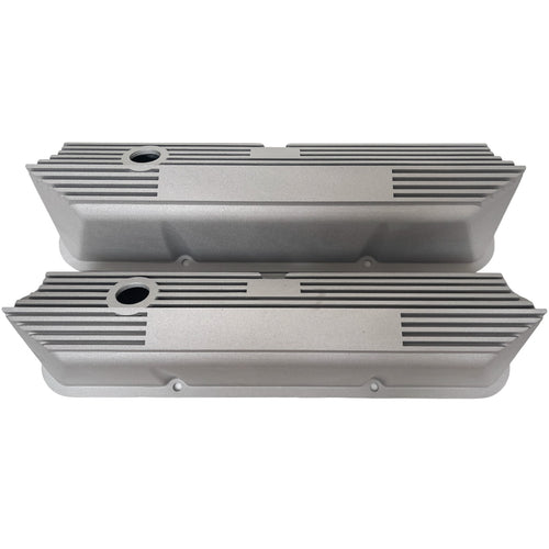 Ford FE Tall - Valve Covers - Long Plate - Bead Blast