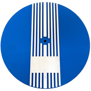 13" Round Narrow Fin Air Cleaner Kit - Custom - Blue