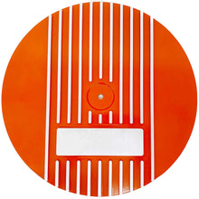 Load image into Gallery viewer, 14&quot; Round Finned Air Cleaner Kit - Custom - Orange