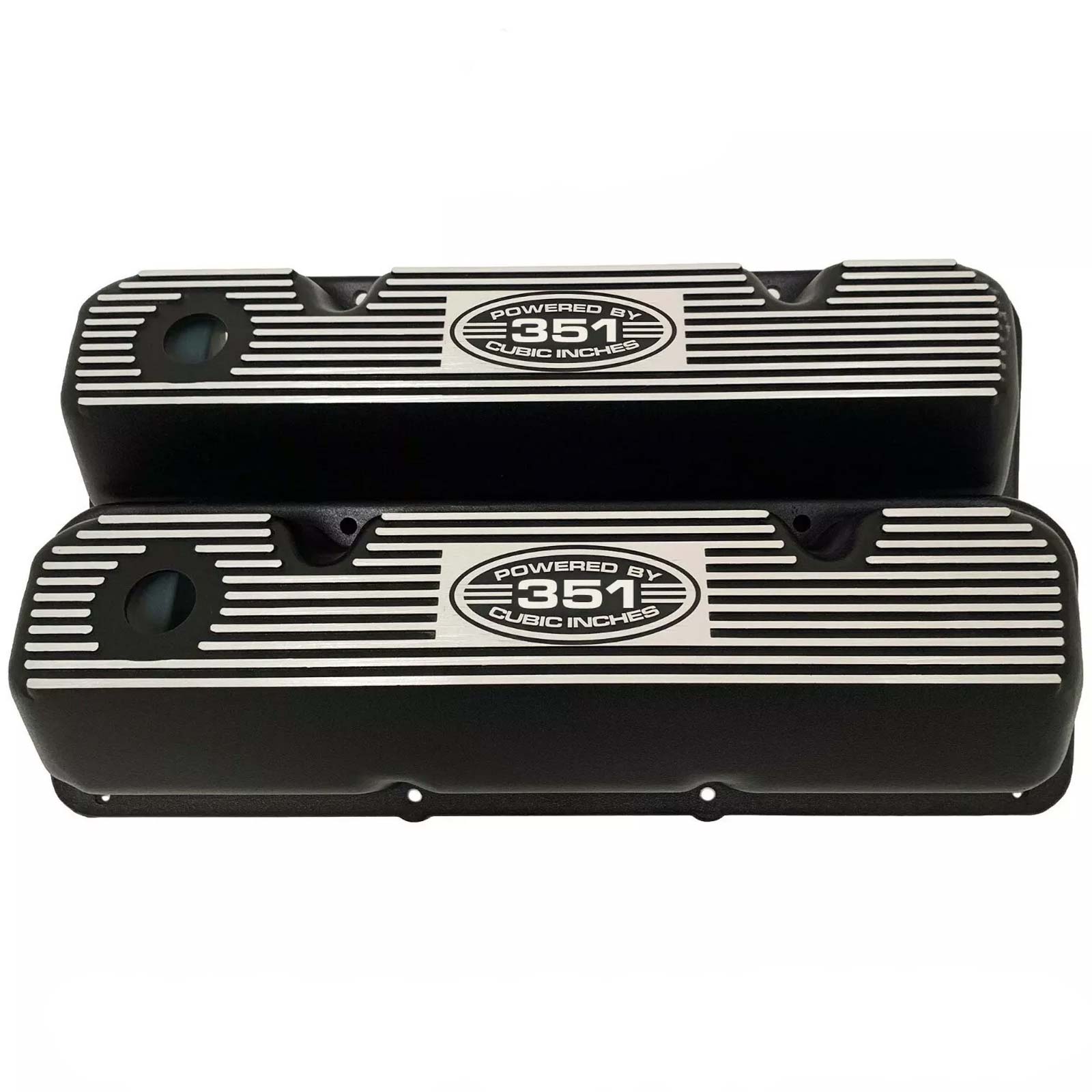 ワイフ Ford 351 Cleveland - Finned - Powered By Logo - Black – Ansen USA
