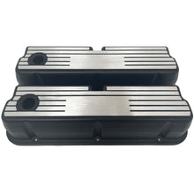 Load image into Gallery viewer, Ford Small Block 289 351W Tall Valve Covers - Wide Fin - Custom - Black