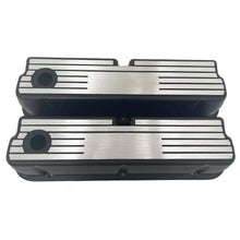 Load image into Gallery viewer, Ford Small Block 289 351W Tall Valve Covers - Wide Fin - Custom - Black