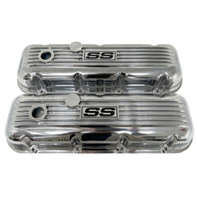 Load image into Gallery viewer, Big Block Chevy SS Block Logo Valve Covers - Polished