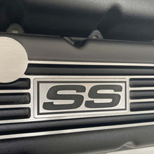 Load image into Gallery viewer, Big Block Chevy SS Block Logo Valve Covers - Black