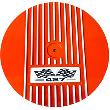 Load image into Gallery viewer, Big Block Chevy 427 Flag Logo 14&quot; Air Cleaner Kit - Orange