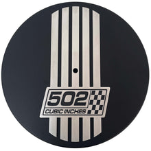 Load image into Gallery viewer, Chevy 502 Cubic Inches 14&quot; Raised Billet Top Air Cleaner - Black
