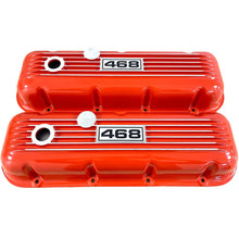 Load image into Gallery viewer, Big Block Chevy 468 Finned Valve Covers - Orange