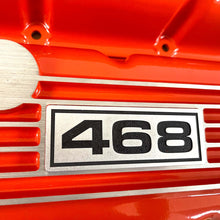 Load image into Gallery viewer, Big Block Chevy 468 Finned Valve Covers - Orange
