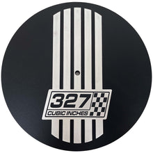 Load image into Gallery viewer, Chevy 327 Cubic Inches 14&quot; Raised Billet Top Air Cleaner - Black
