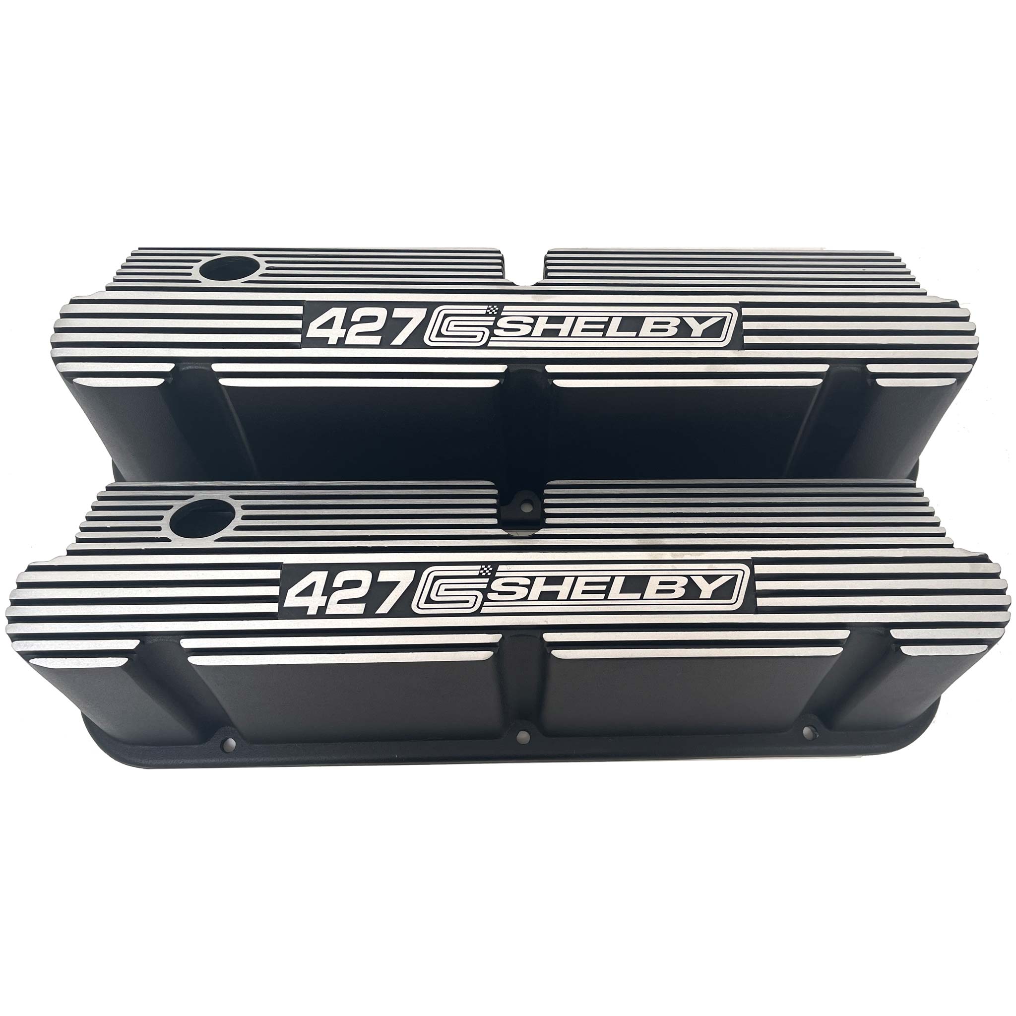 Ford 289-351W Pentroof CS Shelby 427 Valve Covers - Black – Ansen USA