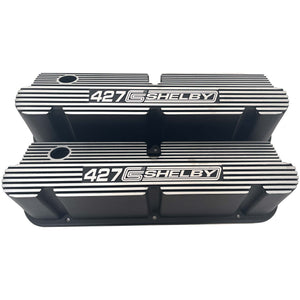 Ford 289-351W Pentroof CS Shelby 427 Valve Covers - Black