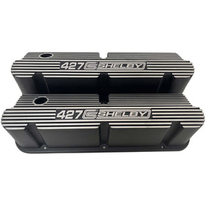 Ford 289-351W Pentroof CS Shelby 427 Valve Covers - Black