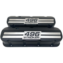 Load image into Gallery viewer, Big Block Chevy 496 Stroker Tall Valve Covers - Billet Top - Black
