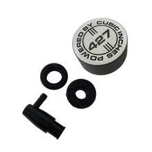 Load image into Gallery viewer, Ford / Chevy 427 Die-Cast Aluminum Breather &amp; Billet PCV Valve - Black