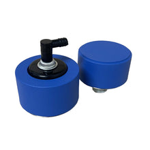 Load image into Gallery viewer, Blue Die-Cast Aluminum Valve Cover Breather &amp; PCV Valve - Custom