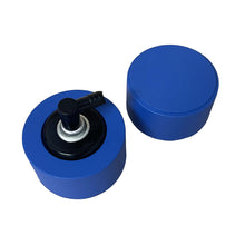 Load image into Gallery viewer, Blue Die-Cast Aluminum Valve Cover Breather &amp; PCV Valve - Custom