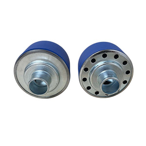 Blue Die-Cast Aluminum Valve Cover Breather & PCV Valve - Custom