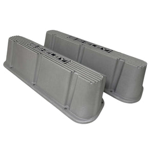 Ford 351W CS Shelby Logo Pentroof Valve Covers - Bead Blast