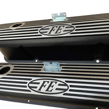 Load image into Gallery viewer, Ford FE Tall FE Logo Valve Covers - Black