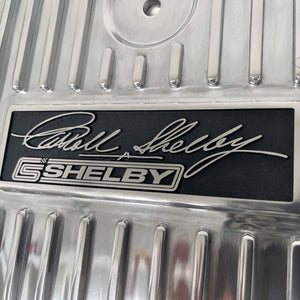 CS Shelby 13" Round Finned Air Cleaner Kit - Polished