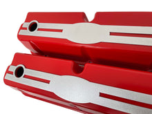 Load image into Gallery viewer, Ford Small Block 289 351W Tall Valve Covers - Oval Billet - Custom - Red
