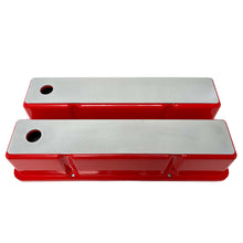 Load image into Gallery viewer, Small Block Chevy Tall Valve covers - Full Billet Top - Red
