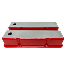 Load image into Gallery viewer, Small Block Chevy Tall Valve covers - Full Billet Top - Red
