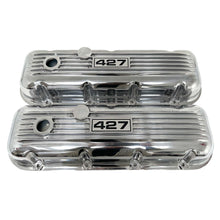 Load image into Gallery viewer, Big Block Chevy 427 Finned Valve Covers - Polished