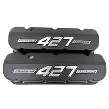 Load image into Gallery viewer, Big Block Chevy 427 Super Sport - RAISED LOGO - Tall Valve Covers - Black