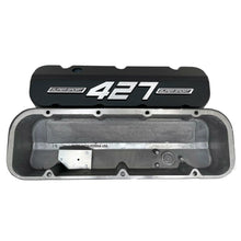 Load image into Gallery viewer, Big Block Chevy 427 Super Sport - RAISED LOGO - Tall Valve Covers - Black