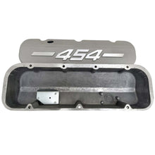 Load image into Gallery viewer, Big Block Chevy 454 - RAISED LOGO - Tall Valve Covers - Bead Blast