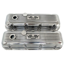 Load image into Gallery viewer, Big Block Chevy 468 Flag Logo Valve Covers - Polished