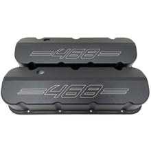 Load image into Gallery viewer, Big Block Chevy 468 Tall Valve Covers - Outline Logo - Black