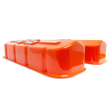 Load image into Gallery viewer, Chevy 496 - RAISED LOGO - Big Block Valve Covers Tall - Orange